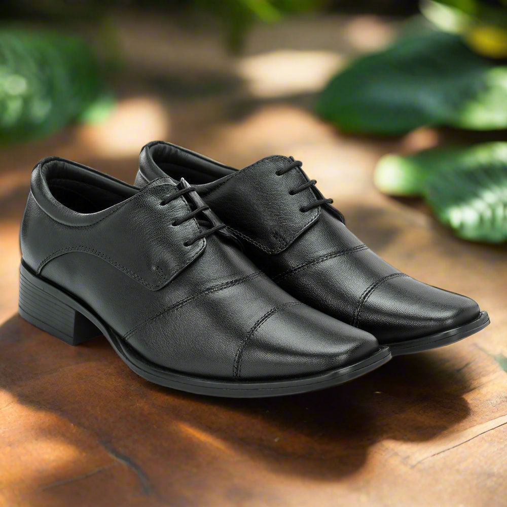 Black Lace-Up Shoe 44249 | Men’s Black Lace-up Shoes | Vorth