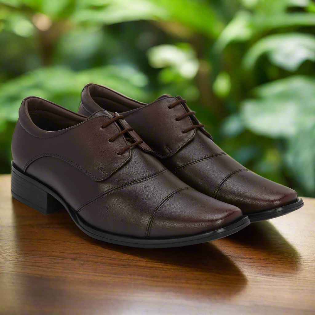 Brown Lace-Up Shoe 44249 | Brown Leather Lace-up Shoes Men’s | Vorth