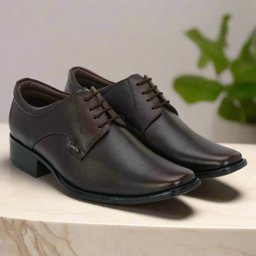 Formal Wear Brown Shoes For Men (44250) | Office Lace-up Shoes.